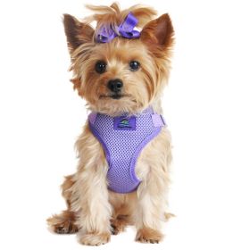 Wrap and Snap Choke Free Dog Harness (Color: Paisley Purple, size: X-Small)