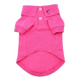 Polos Solid (Color: Raspberry Sorbet, size: 2X-Large)